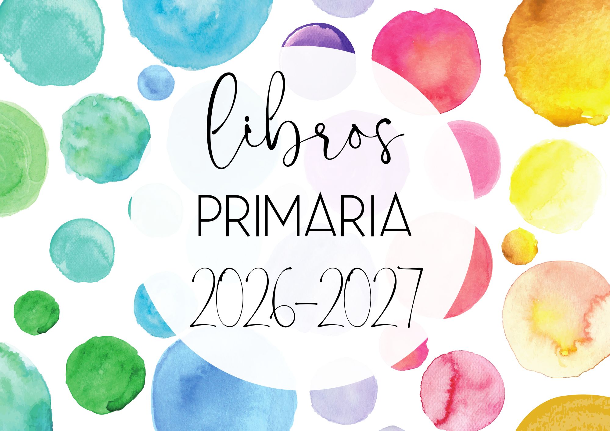 LIBROS DE TEXTO 2026-2027