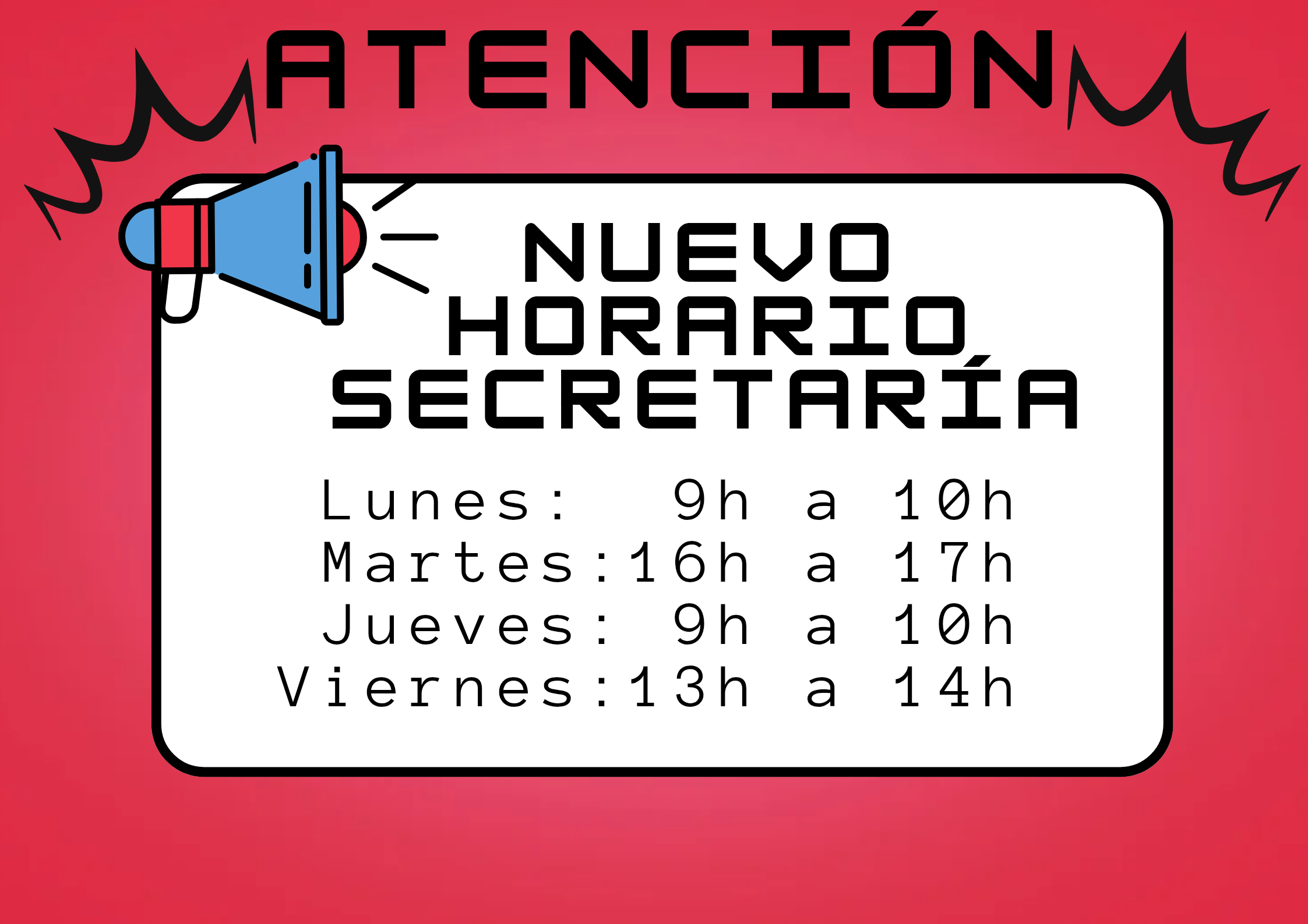 HORARIO SECRETARIA