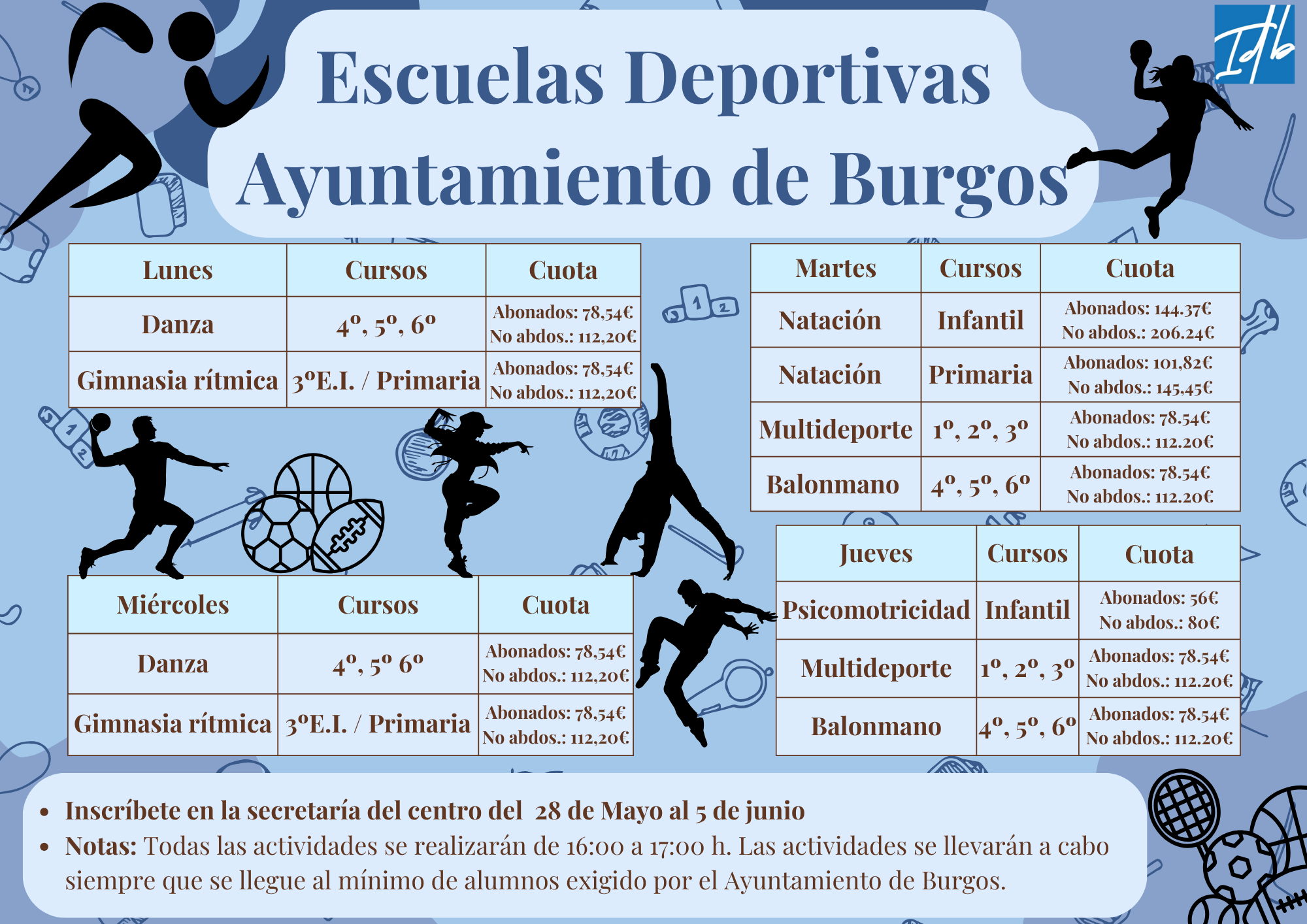 escuelas deportivas
