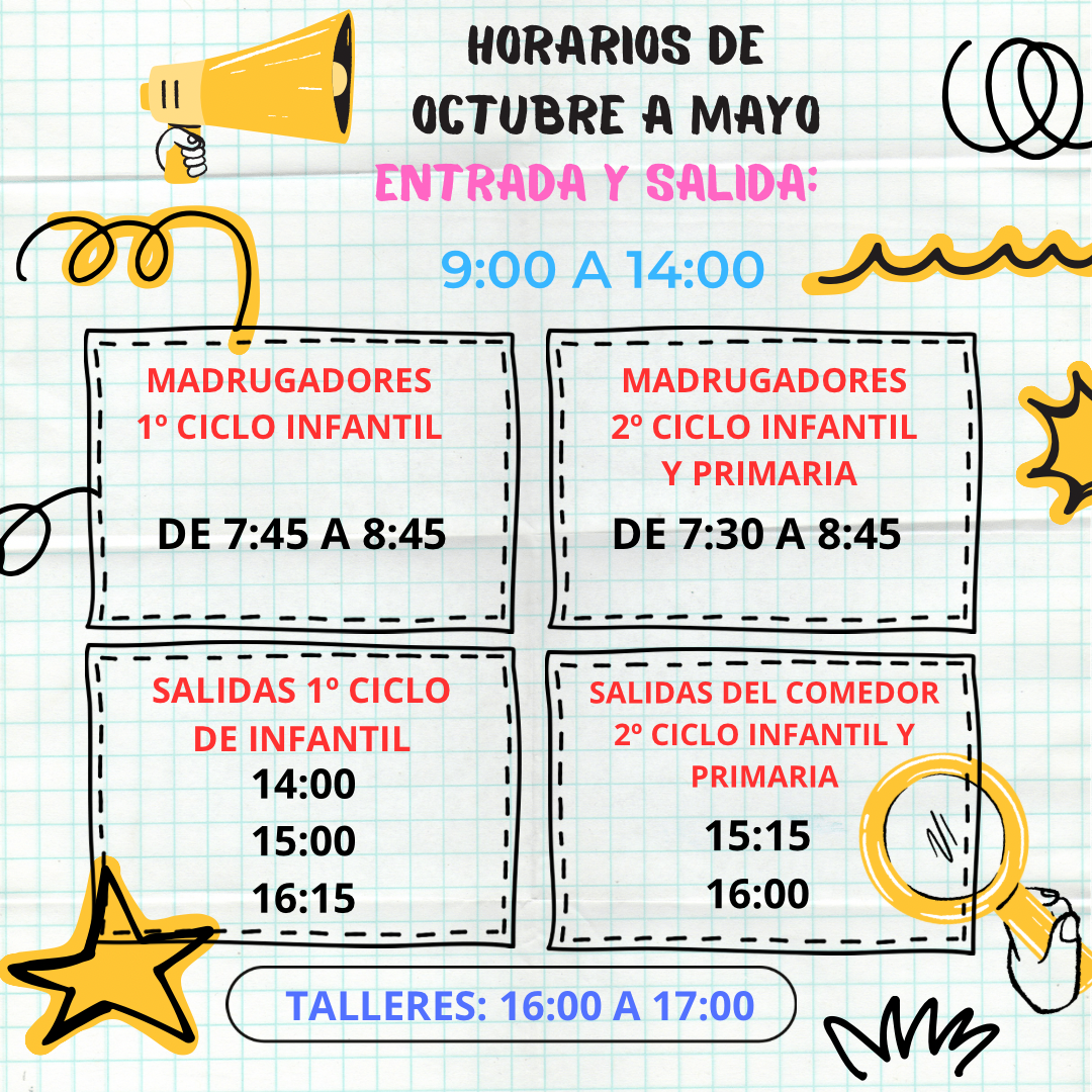 horarios 2025
